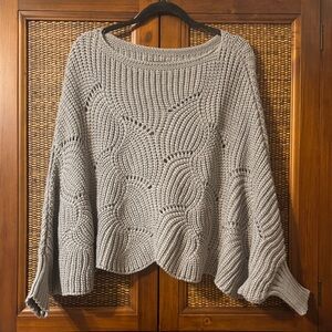 Cropped Gray Sweater